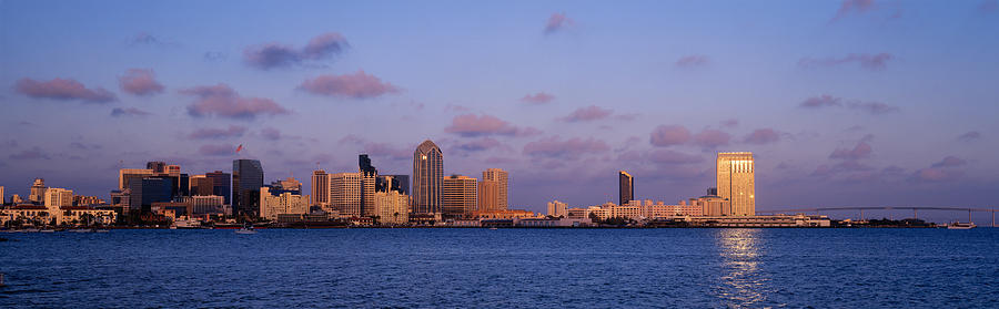 Sunset Photograph - Sunset, San Diego, California, Usa by Panoramic Images
