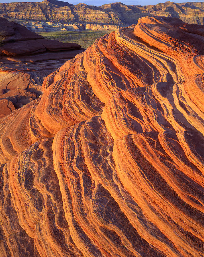 Sunset Sandstone Photograph by Ray Mathis