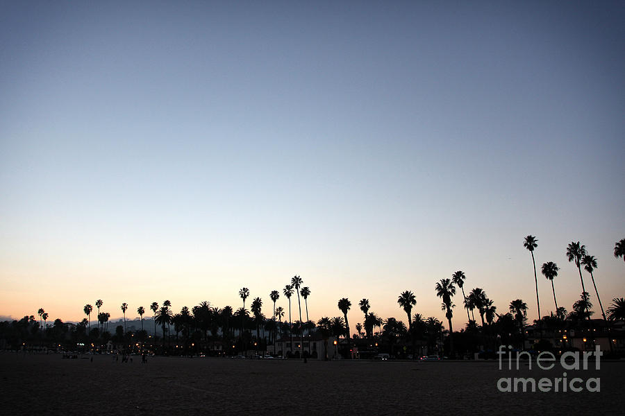 Sunset Santa Barbara Beach Photograph by Henrik Lehnerer