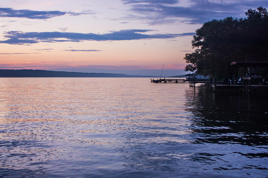 Sunset Seneca Lake New York Photograph by Photographic Arts And Design Studio