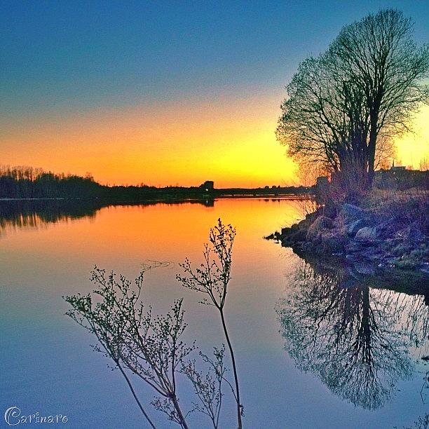 Ume Photograph - Sunset Serenity By #umeälven At by Carina Ro