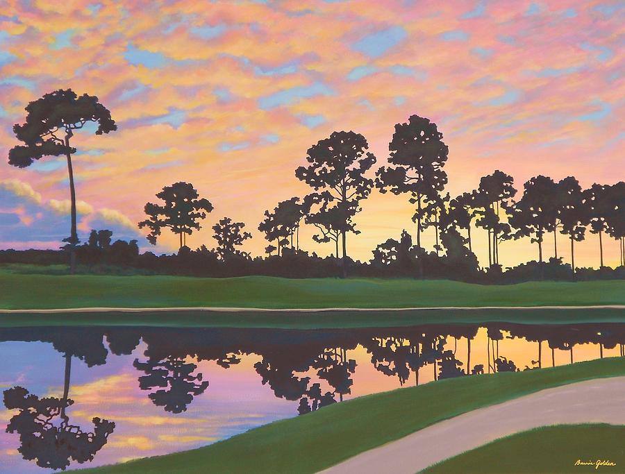 Sunset Painting - Sunset    Seventeen by Bonnie Golden