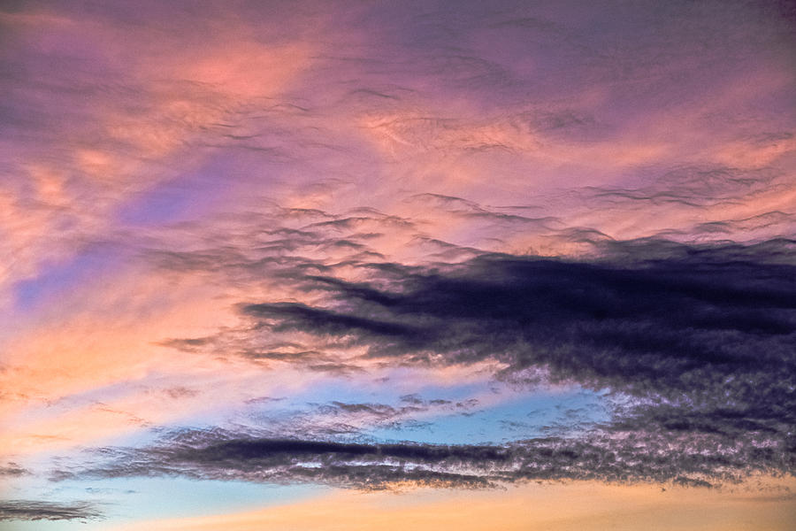 Sunset Sky Abstract Photograph by Ronda Broatch