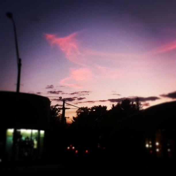 Cool Photograph - #sunset #sky #colors #purple #pink by Eli Portman