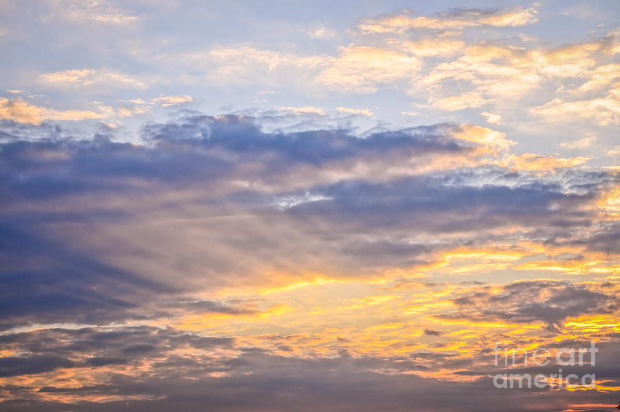 Sunset sky 2 Photograph by Elena Elisseeva