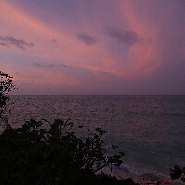 Sunset Sky On The Indian Ocean Photograph by Armelle Tassy