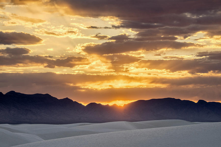 Sunset Sky Over San Andreas Mountains by Don Smith