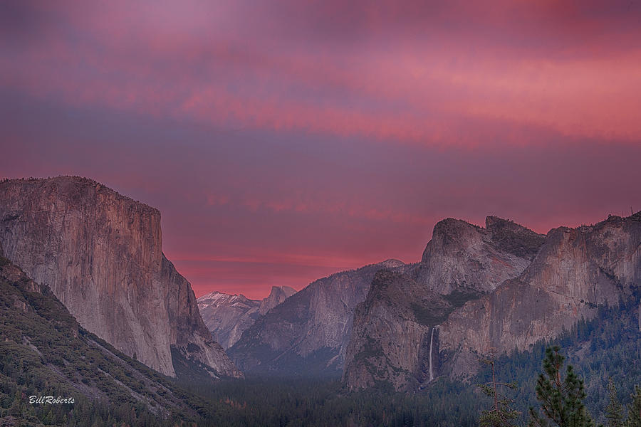 Sunset Sky Yosemite Photograph by Bill Roberts