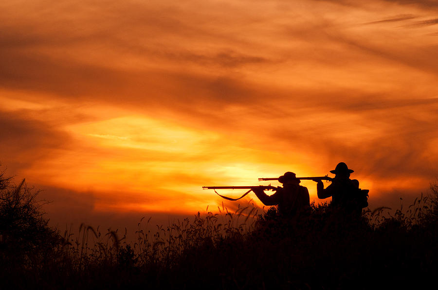 Sunset Soldiers Photograph by Don Johnson