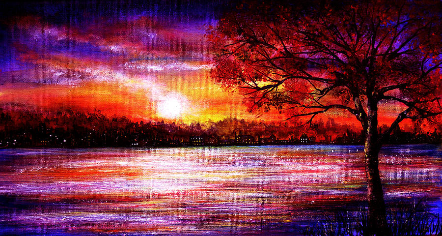 Sunset Song Painting by Ann Marie Bone | Fine Art America