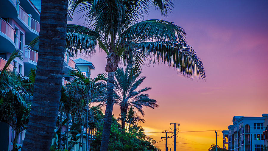Sunset South Florida Photograph by Louis Ferreira