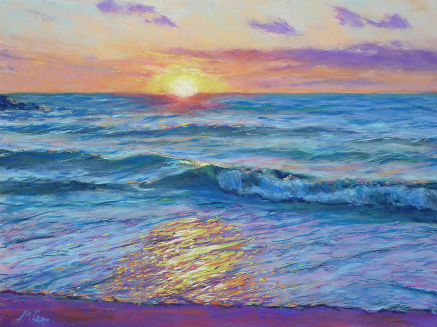 Sunset Sparkles Painting by Michael Camp
