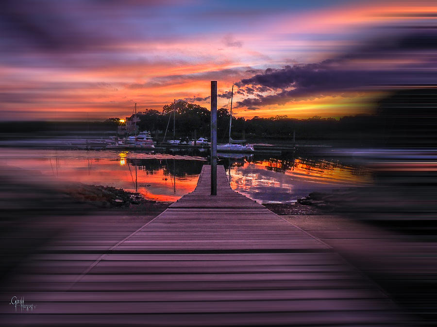 Sunset Spin Photograph by Glenn Feron