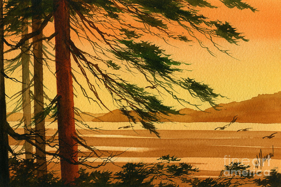 Sunset Splendor Painting by James Williamson