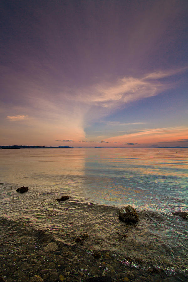 Sunset split Photograph by Eti Reid