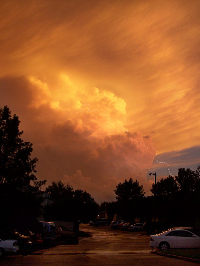 Sunset Storm Photograph by Nick Mosher