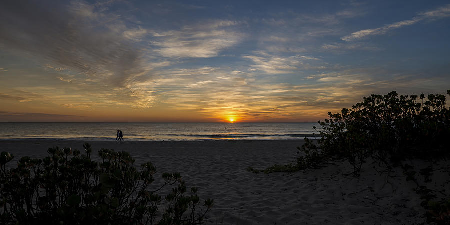 Sunset Stroll Photograph by Russ Burch