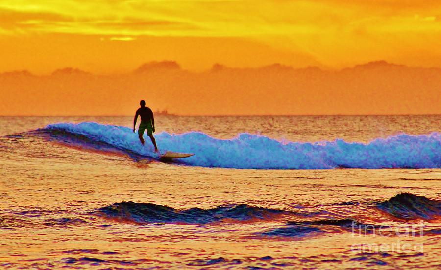 Sunset Surf Photograph by Craig Wood