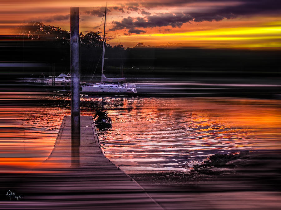 Sunset Swirl Photograph by Glenn Feron