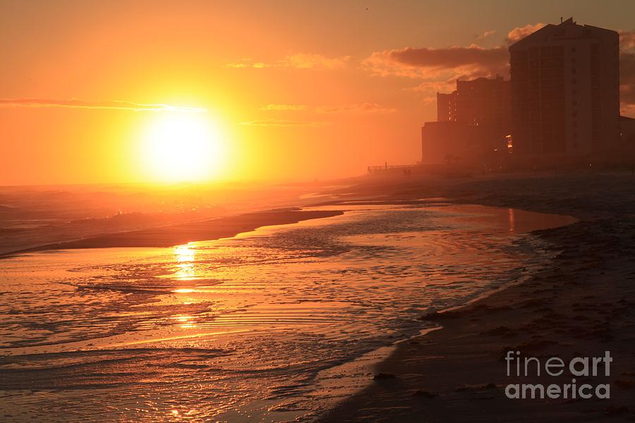 Gulf Islands National Seashore Photograph - Sunset Towers by Adam Jewell