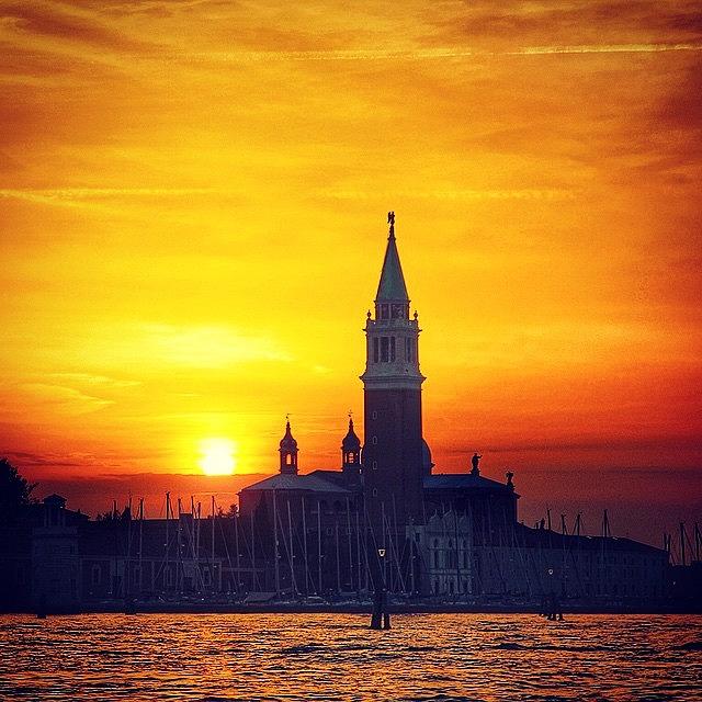 Venezia Photograph - #sunset #venezia #venice #italy by Luisa Azzolini Venezia Photograph - #sunset #venezia #venice #italy by Luisa Azzolini