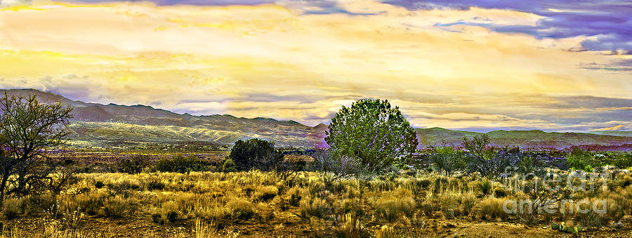 Fall Photograph - Sunset Verde Valley Thousand Trails by Bob and Nadine Johnston
