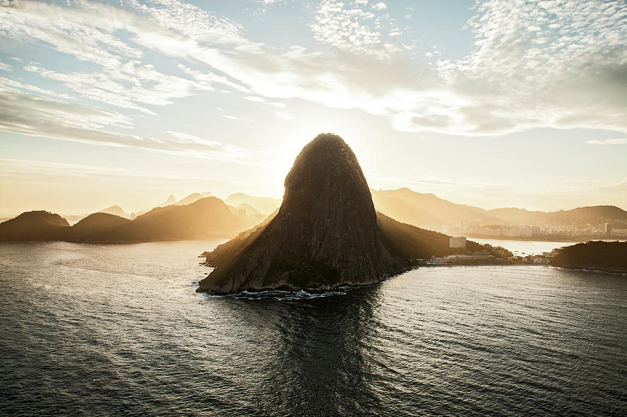 Sunset View On Sugarloaf In Rio De Photograph by Christian Adams