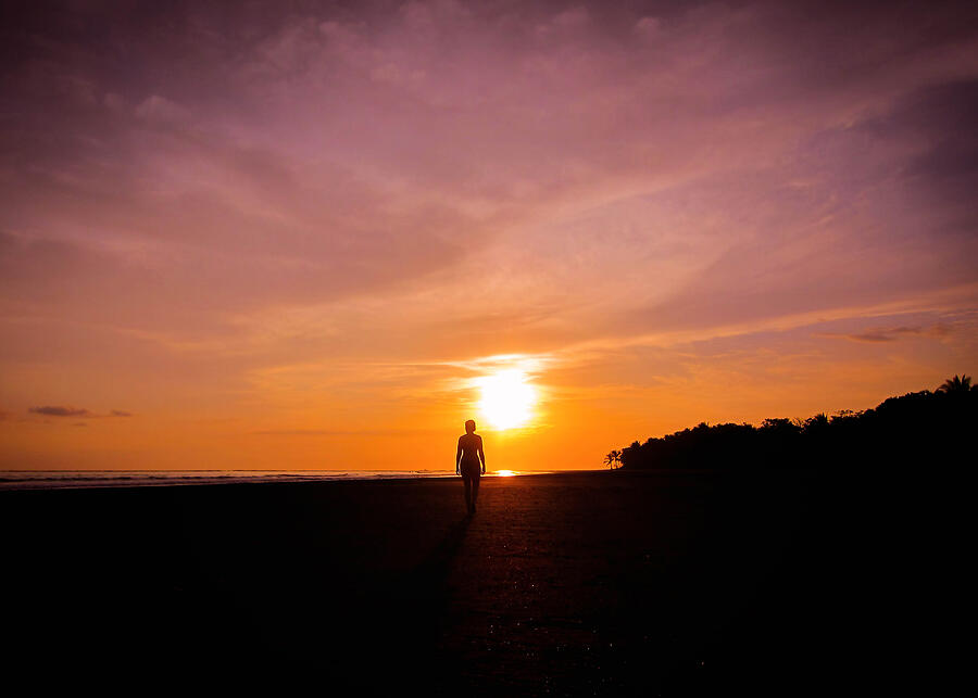 Sunset Photograph - Sunset Walk by Nicklas Gustafsson