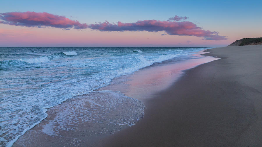 Beach Photograph - Sunset Water by Bill Wakeley