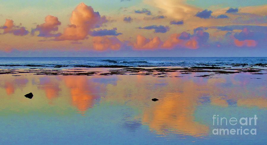 Sunset Water Color Photograph by Michele Penner