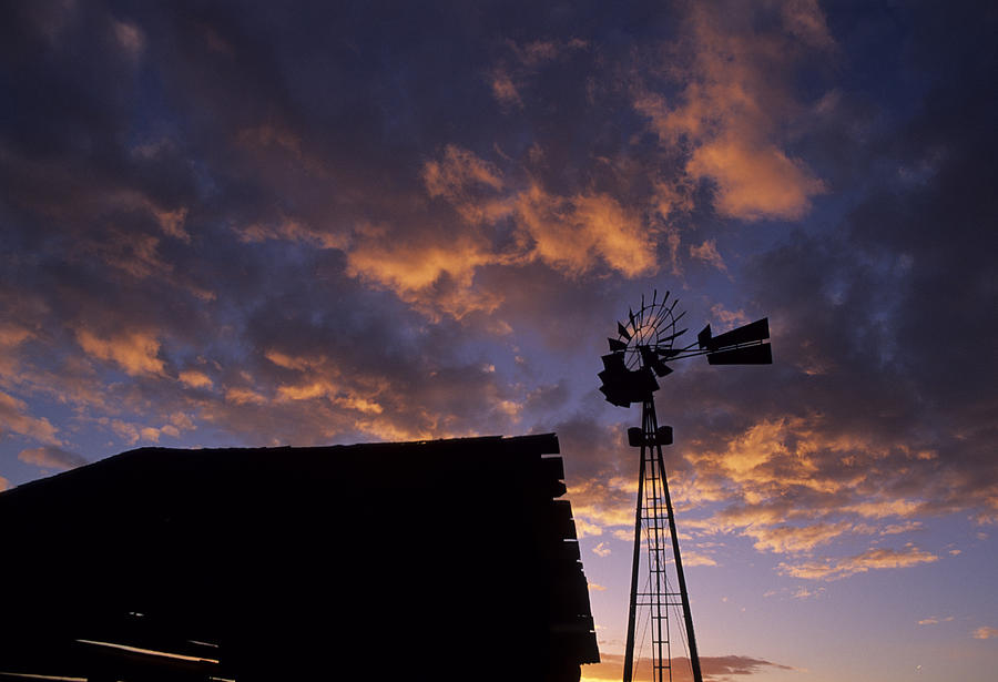 Sunset Windmill II Photograph by Doug Davidson