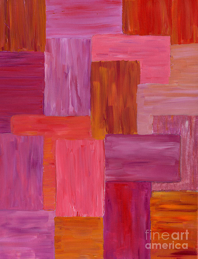Sunset Windows Painting by Julia Stubbe