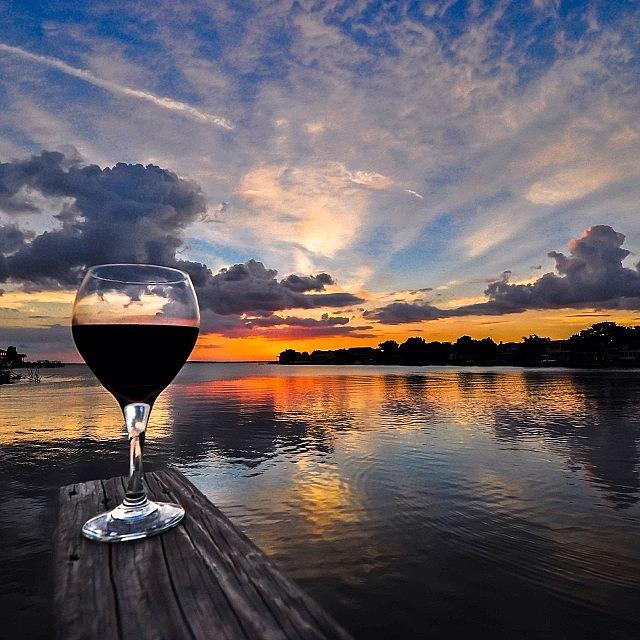 Sunset Wine#fmopa#nikond800 Photograph by William  Carson Jr