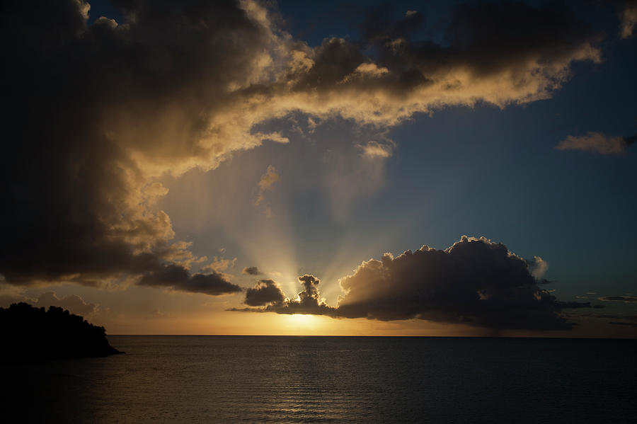 Sunset With Clouds Photograph by Alex Sharp