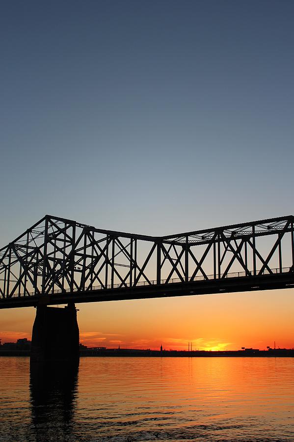 Sunset Photograph - Sunsets and Bridges by Wesley Clark