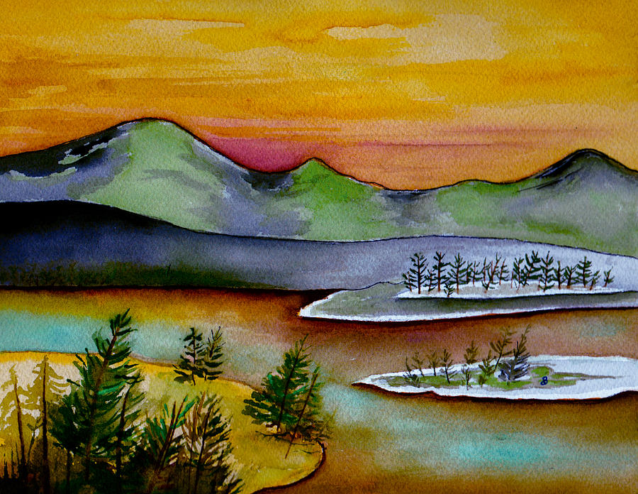 Sunsets Golden Sojourn Painting