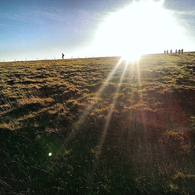 Sunshine By The Henrys Rock. Dorset Photograph by X Thompson