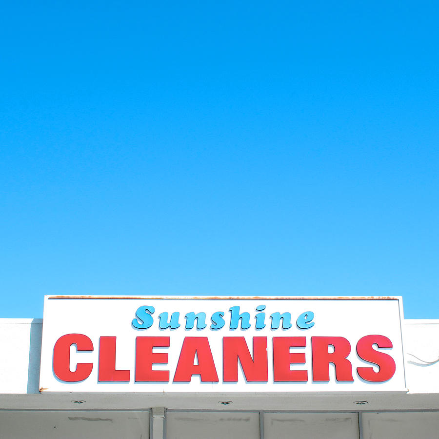 Americana Photograph - Sunshine Cleaners by Keith May Americana Photograph - Sunshine Cleaners by Keith May
