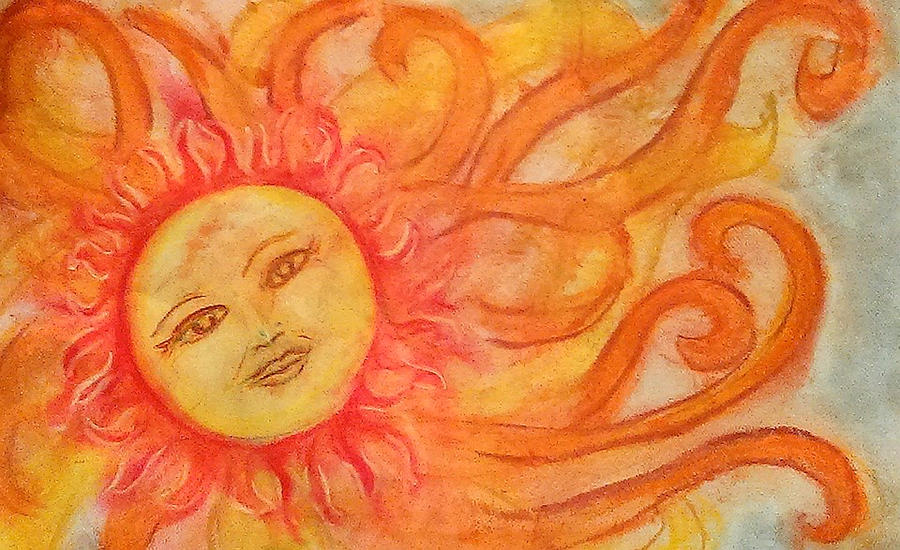 Sun Pastel - Sunshine by Jennie Hallbrown