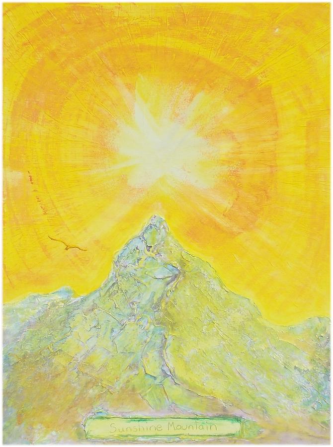 Bird Painting - Sunshine Mountain by Rocky Rumble