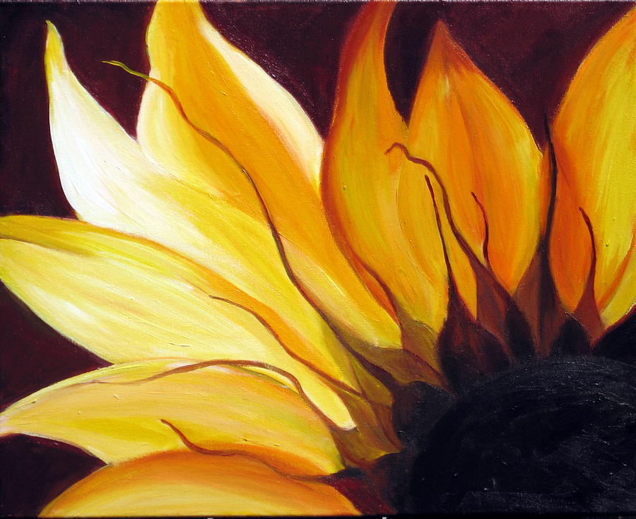 Sunflower Painting - Sunshine by Sheri  Chakamian