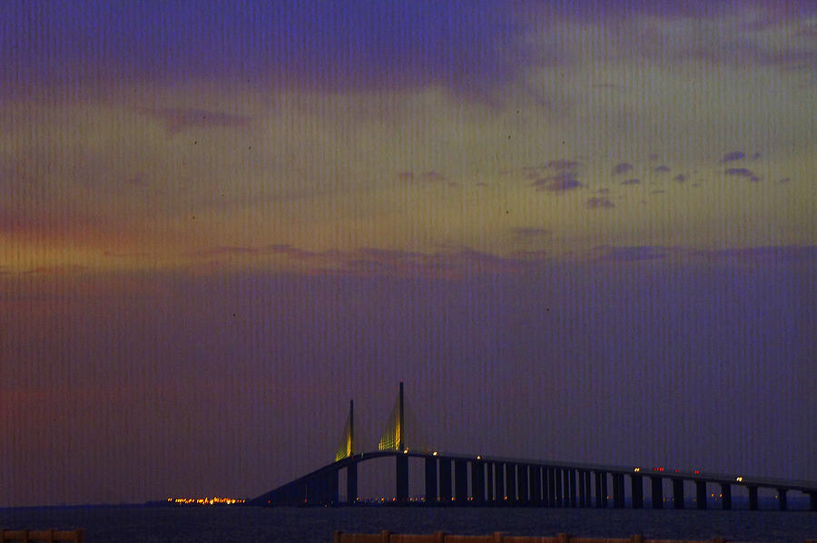 Sunshine Skyway Bridge Photograph by Laurie Perry