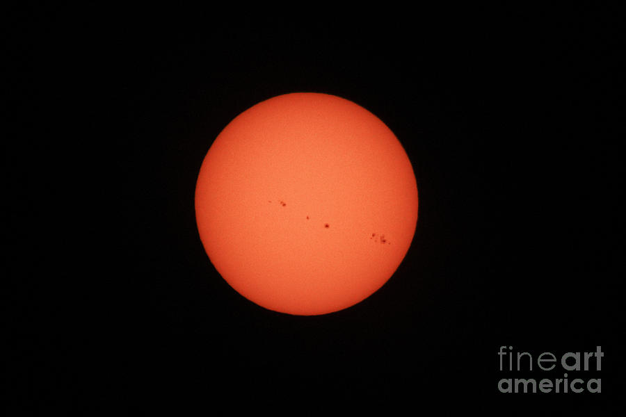 Sunspots Photograph by Charline Xia