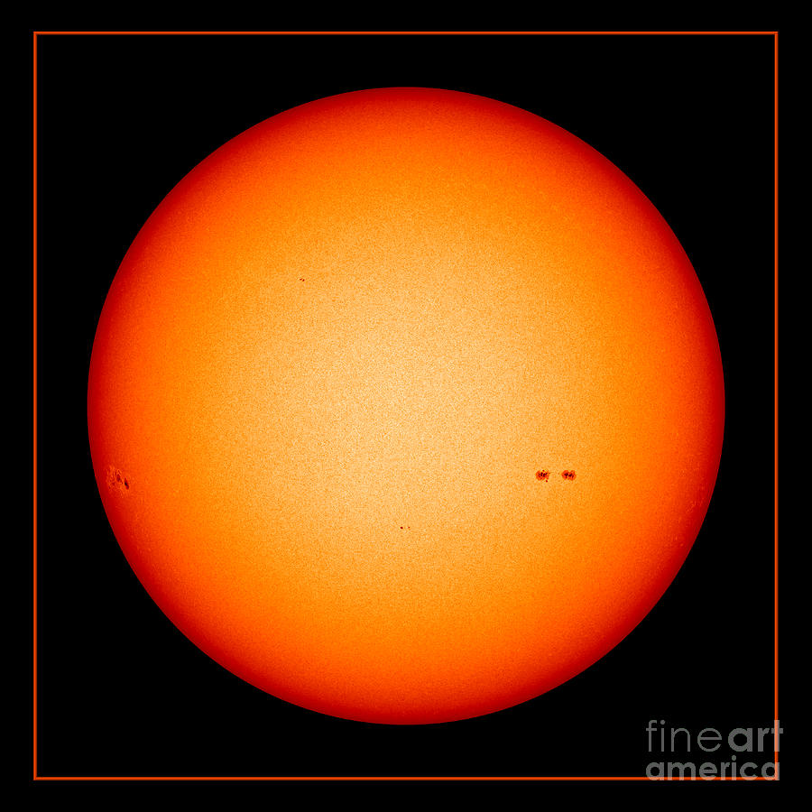 Space Photograph - Sunspots NASA by Rose Santuci-Sofranko