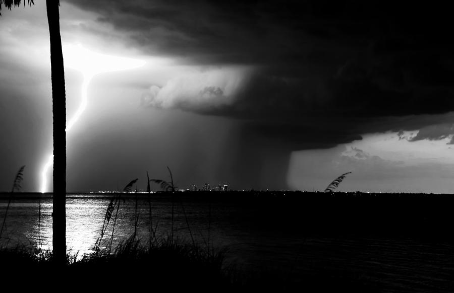 Super Cell over Tampa Bay Photograph by David Lee Thompson