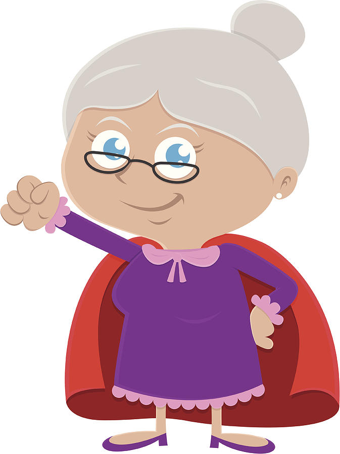 Super Granny Drawing by VladSt
