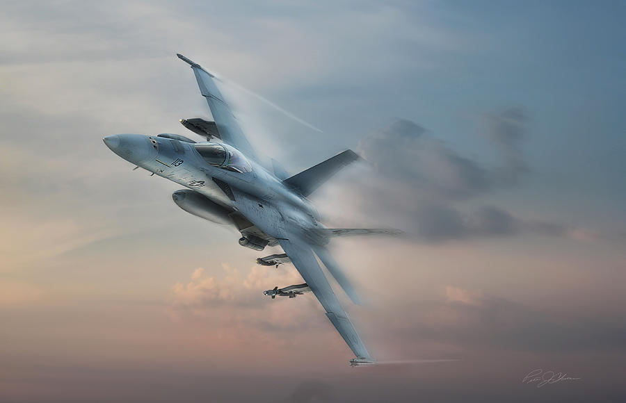 Jet Digital Art - Super Hornet by Peter Chilelli