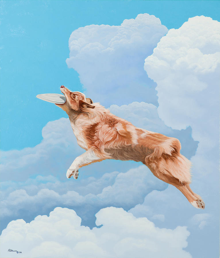 Spirit of DOG Jude Painting by Michael Putnam