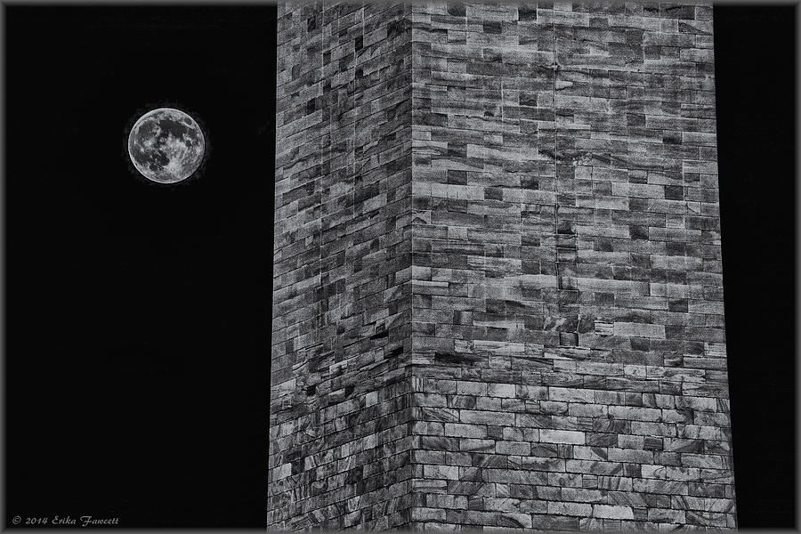 Super Moon Photograph by Erika Fawcett
