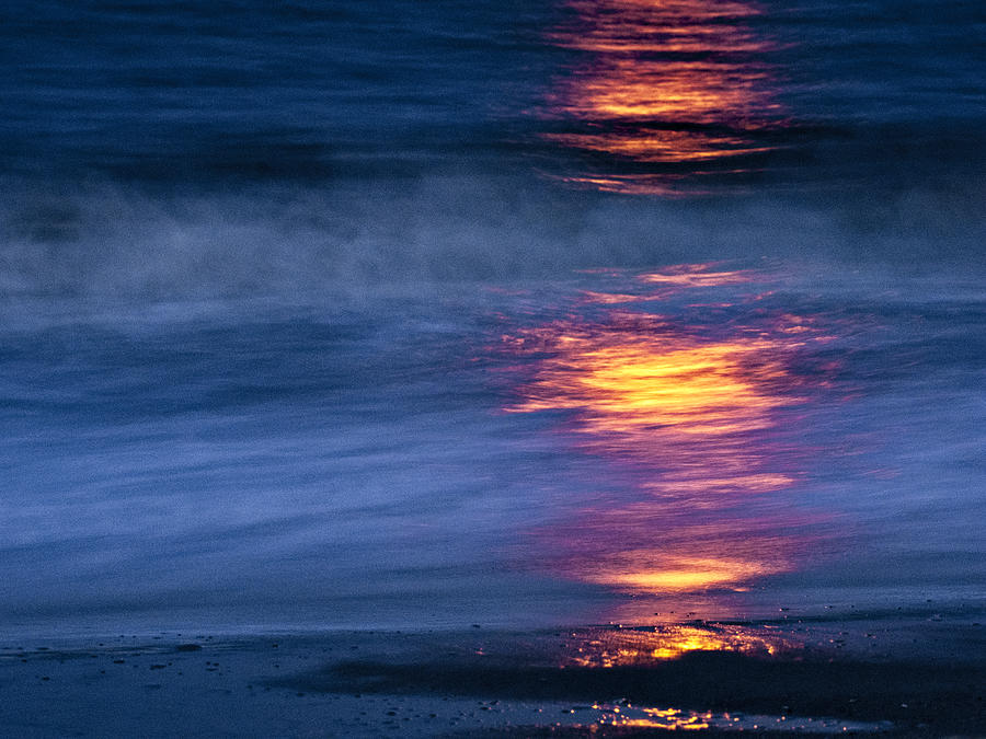 Super Moon Reflection Photograph by David Kay